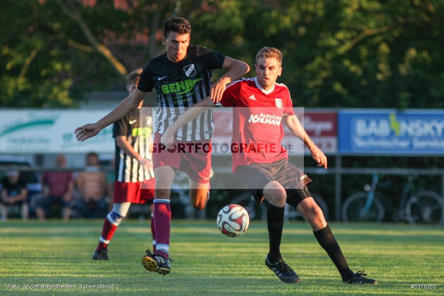 Nicolai Zull, Jan Stoy, Fussball, 24.08.2016, Kreisliga Würzburg, TSV Karlburg II, TSV Retzbach - Bild-ID: 2171055