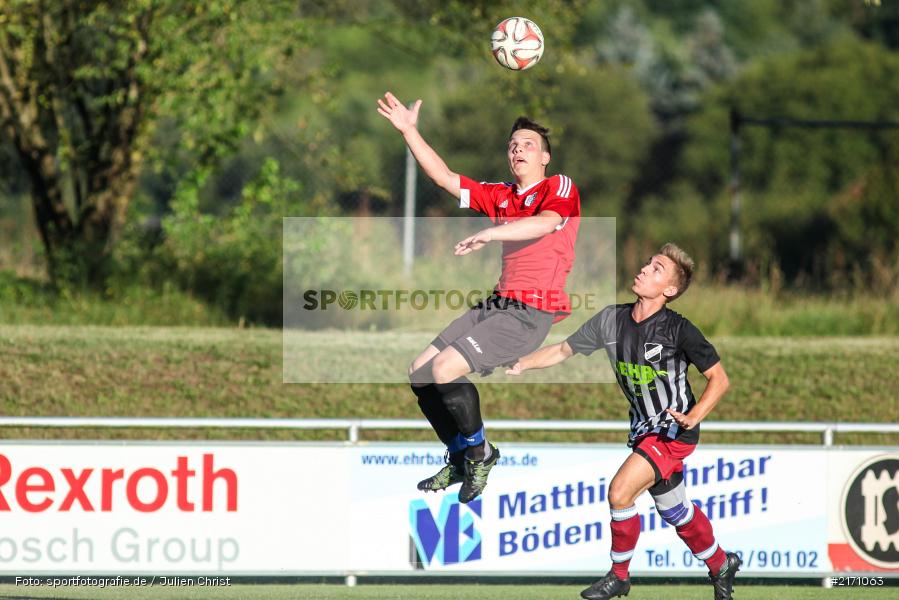 Marcel Frank, Lukas Gößwein, Fussball, 24.08.2016, Kreisliga Würzburg, TSV Karlburg II, TSV Retzbach - Bild-ID: 2171063