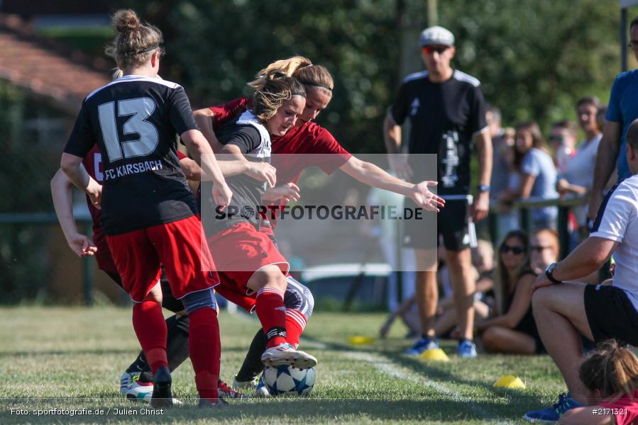 Michelle Herbeck, Vanessa Weimer, Fussball, 11.09.2016, Landesliga Nord, FVgg Kickers Aschaffenburg, FC Karsbach - Bild-ID: 2171321