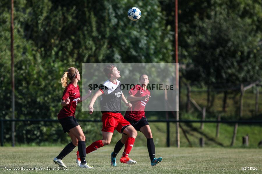 Angelina Schreck, Michelle Herbeck, Fussball, 11.09.2016, Landesliga Nord, FVgg Kickers Aschaffenburg, FC Karsbach - Bild-ID: 2171326