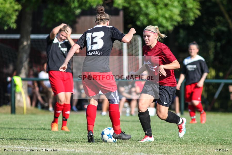 Laura Rosenberger, Elena Martin, Fussball, 11.09.2016, Landesliga Nord, FVgg Kickers Aschaffenburg, FC Karsbach - Bild-ID: 2171329