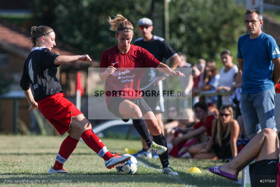 Camilla Fischer, Michelle Herbeck, Fussball, 11.09.2016, Landesliga Nord, FVgg Kickers Aschaffenburg, FC Karsbach - Bild-ID: 2171341