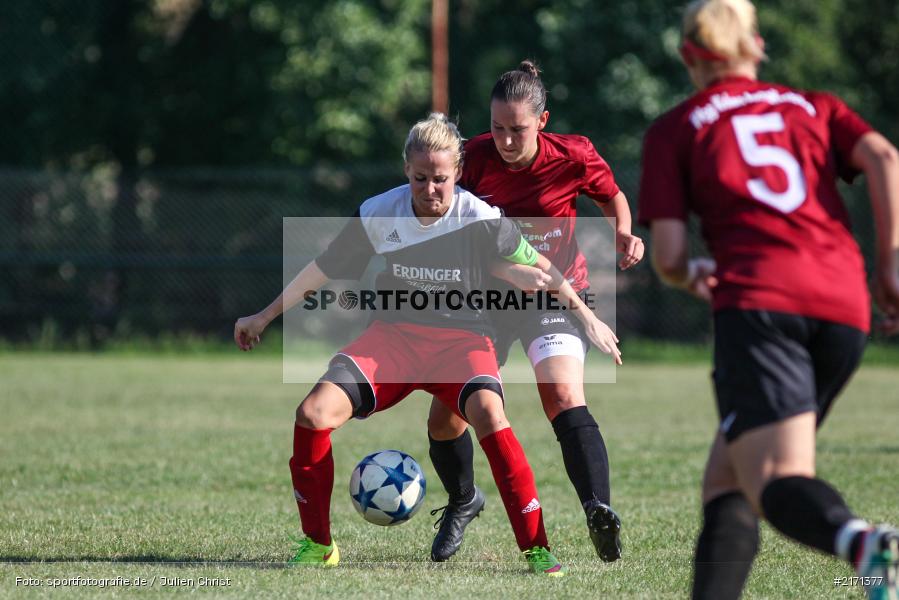 Marie Theres Franz, Eva Morhard, Fussball, 11.09.2016, Landesliga Nord, FVgg Kickers Aschaffenburg, FC Karsbach - Bild-ID: 2171377