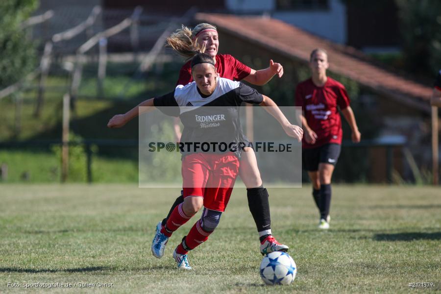 Vanessa Weimer, Elena Martin, Fussball, 11.09.2016, Landesliga Nord, FVgg Kickers Aschaffenburg, FC Karsbach - Bild-ID: 2171379