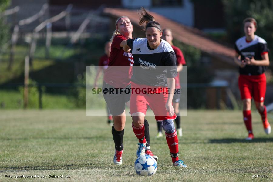 Vanessa Weimer, Elena Martin, Fussball, 11.09.2016, Landesliga Nord, FVgg Kickers Aschaffenburg, FC Karsbach - Bild-ID: 2171380