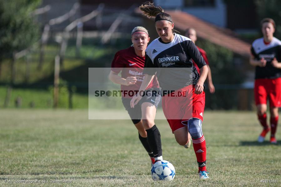 Vanessa Weimer, Elena Martin, Fussball, 11.09.2016, Landesliga Nord, FVgg Kickers Aschaffenburg, FC Karsbach - Bild-ID: 2171381