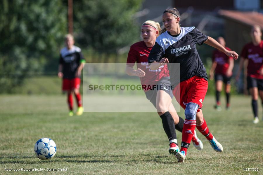 Vanessa Weimer, Elena Martin, Fussball, 11.09.2016, Landesliga Nord, FVgg Kickers Aschaffenburg, FC Karsbach - Bild-ID: 2171383