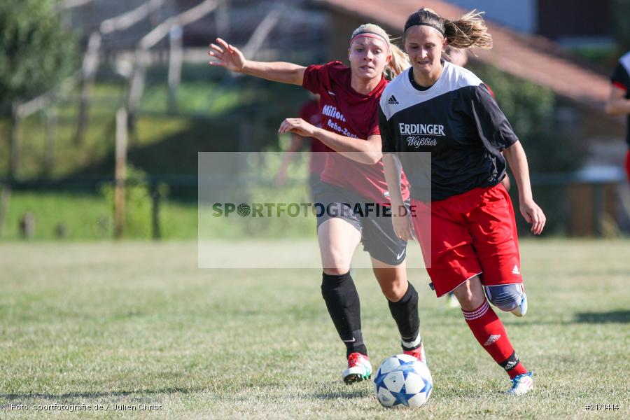 Elena Martin, Vanessa Weimer, Fussball, 11.09.2016, Landesliga Nord, FVgg Kickers Aschaffenburg, FC Karsbach - Bild-ID: 2171414