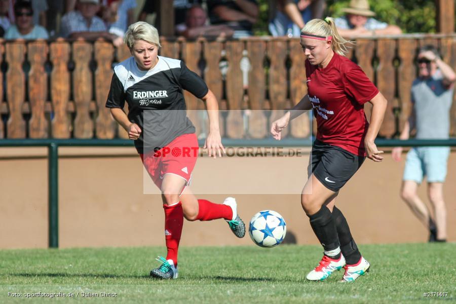Delia Brandenstein, Elena Martin, Fussball, 11.09.2016, Landesliga Nord, FVgg Kickers Aschaffenburg, FC Karsbach - Bild-ID: 2171417