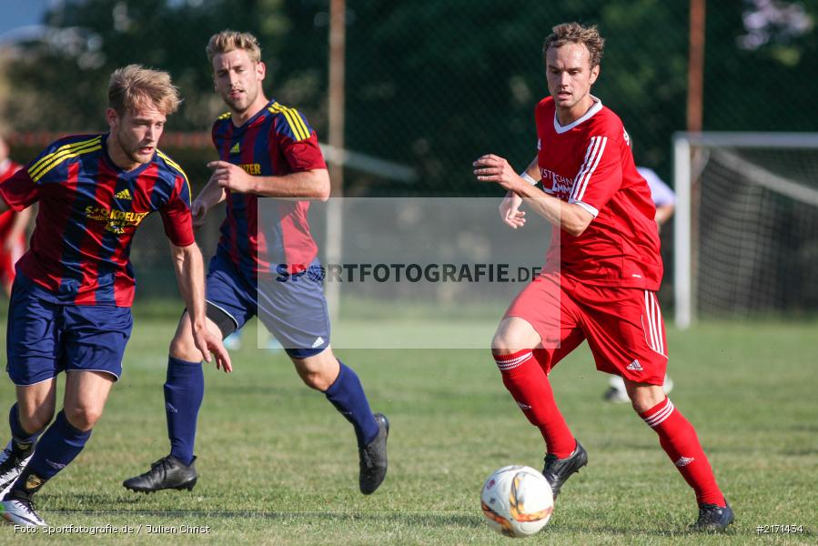 Michael Rützel, Steffen Lochmann, Fussball, 11.09.2016, Kreisklasse, BSC Aura, FC Karsbach - Bild-ID: 2171434