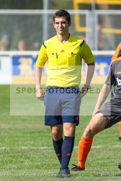 Schiedsrichter, FC Lindach, Maximilian Ziegler, 11.09.2016, Fussball, Bezirksliga Ufr. West, TuS 1893 Aschaffenburg-Leider, FV Karlstadt - Bild-ID: 2171487