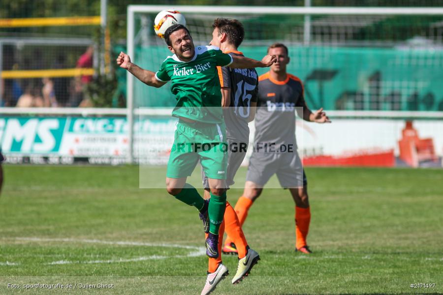 Marco Foitzik, Abdurrahman Marangoz, 11.09.2016, Fussball, Bezirksliga Ufr. West, TuS 1893 Aschaffenburg-Leider, FV Karlstadt - Bild-ID: 2171497