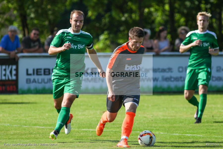 Sven Bolze, Benjamin Eichelmann, 11.09.2016, Fussball, Bezirksliga Ufr. West, TuS 1893 Aschaffenburg-Leider, FV Karlstadt - Bild-ID: 2171506