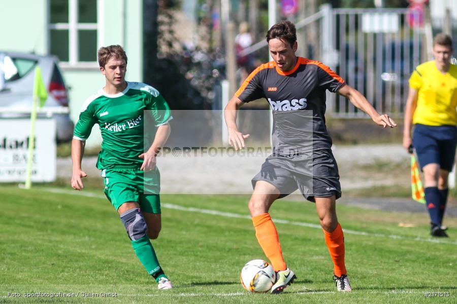 Markus Mjalov, Marco Foitzik, 11.09.2016, Fussball, Bezirksliga Ufr. West, TuS 1893 Aschaffenburg-Leider, FV Karlstadt - Bild-ID: 2171513
