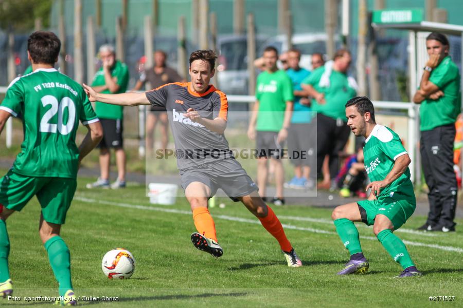 Marco Foitzik, Abdurrahman Marangoz, 11.09.2016, Fussball, Bezirksliga Ufr. West, TuS 1893 Aschaffenburg-Leider, FV Karlstadt - Bild-ID: 2171527