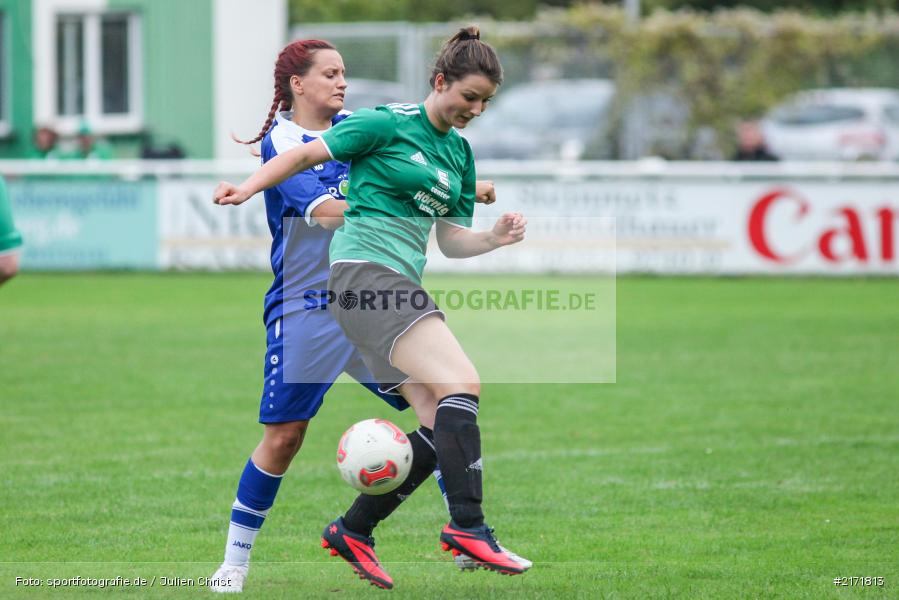 Jessica Just, Laura Kühnlein, Fussball, Kreisliga 03, 18.09.2016, Damen, MSV Modlos, FV Karlstadt - Bild-ID: 2171813