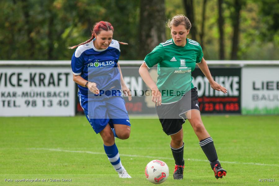 Lena Mungenast, Jessica Just, Fussball, Kreisliga 03, 18.09.2016, Damen, MSV Modlos, FV Karlstadt - Bild-ID: 2171821
