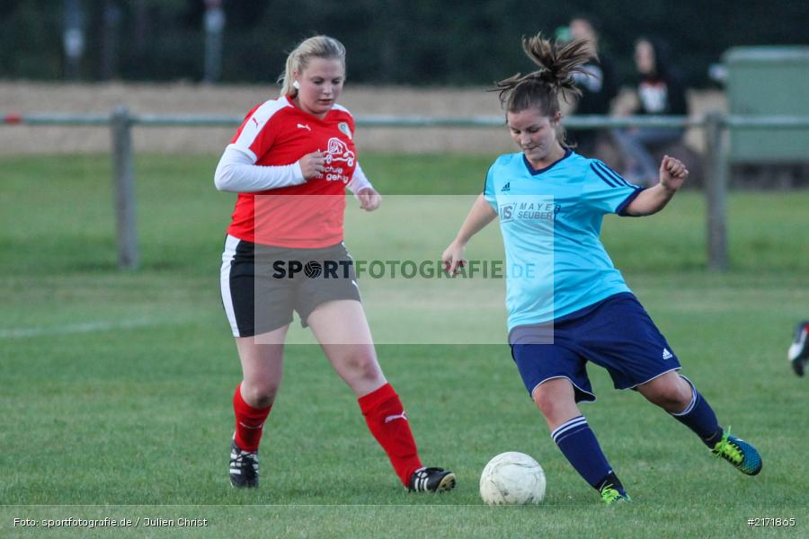 Jennifer Betz, Jessica Schmitt, 21.09.2016, Kreisliga 03, Damen, Frauen, SG Burgsinn, SpVgg Adelsberg 2 - Bild-ID: 2171865