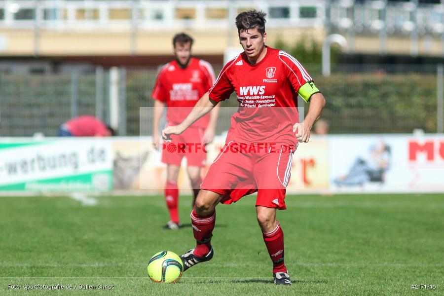 Jascha Zügner, Fussball, 25.09.2016, Kreisliga Würzburg, TSV Retzbach, FV Gemünden/Seifriedsburg - Bild-ID: 2171916