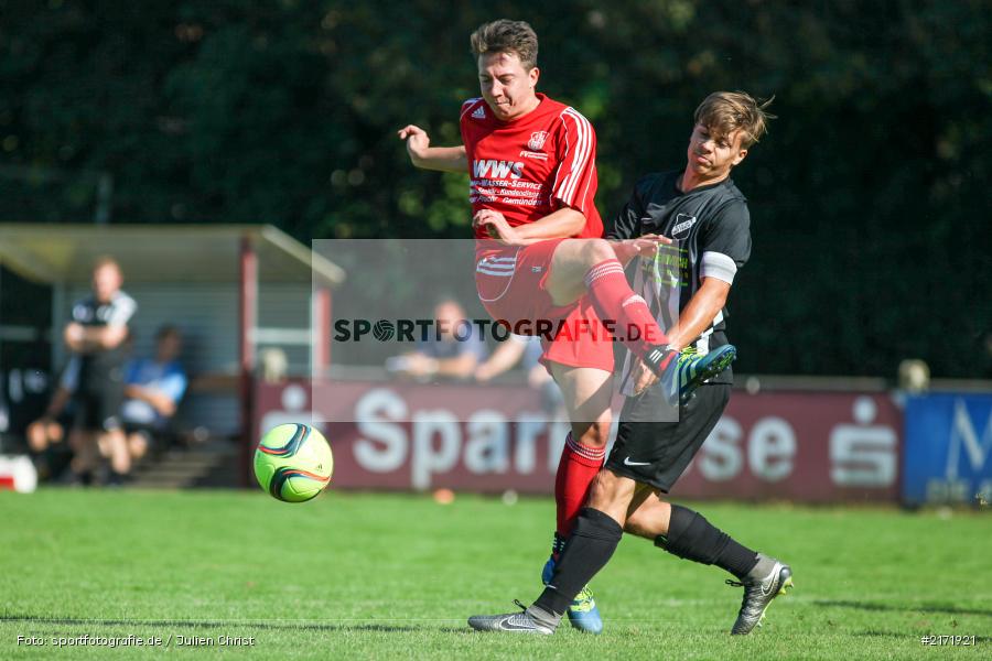 Dominik Hehrlein, Robert Erfurt, Fussball, 25.09.2016, Kreisliga Würzburg, TSV Retzbach, FV Gemünden/Seifriedsburg - Bild-ID: 2171921