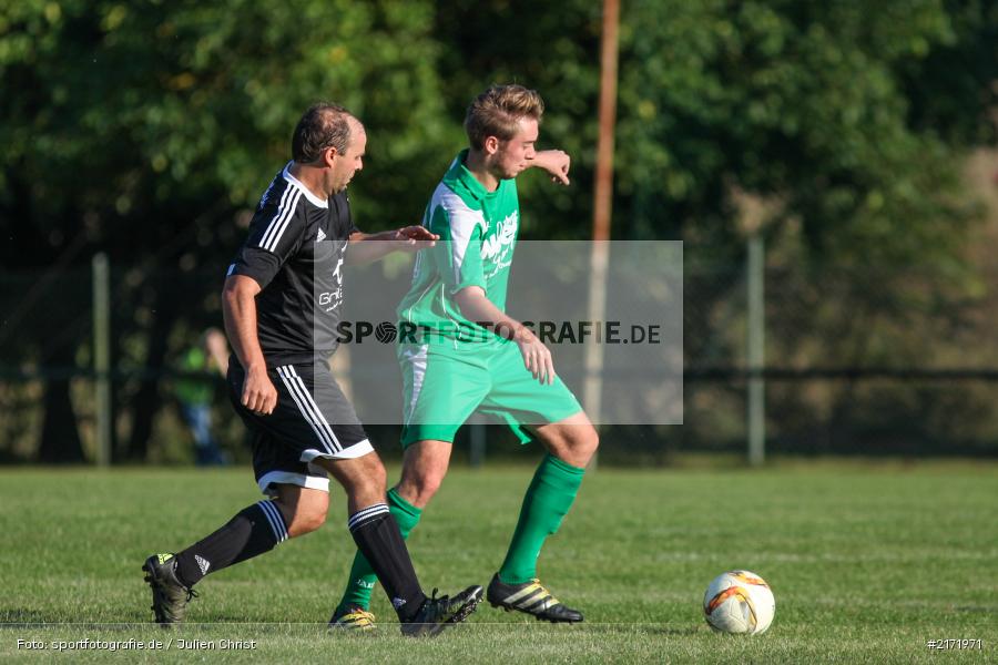 Michael Brust, Sebastian Leisgang, 25.09.2016, Kreisklasse Würzburg, Derby, FC Gössenheim, FC Karsbach - Bild-ID: 2171971