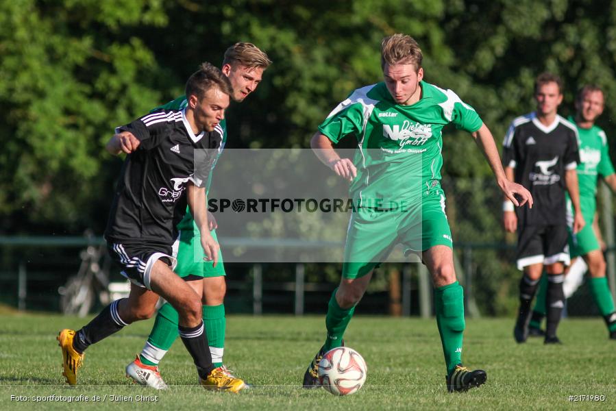 David Amtmann, Sebastian Leisgang, 25.09.2016, Kreisklasse Würzburg, Derby, FC Gössenheim, FC Karsbach - Bild-ID: 2171980