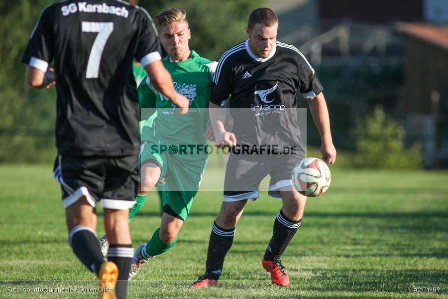 Daniel Albert, Jonas Holaschke, 25.09.2016, Kreisklasse Würzburg, Derby, FC Gössenheim, FC Karsbach - Bild-ID: 2171989