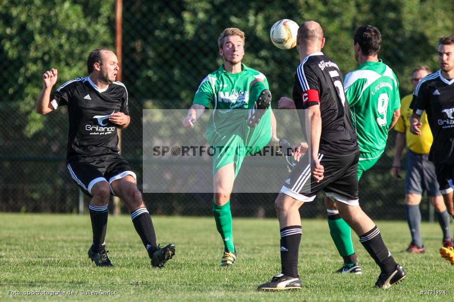 Sebastian Leisgang, Michael Brust, 25.09.2016, Kreisklasse Würzburg, Derby, FC Gössenheim, FC Karsbach - Bild-ID: 2171994