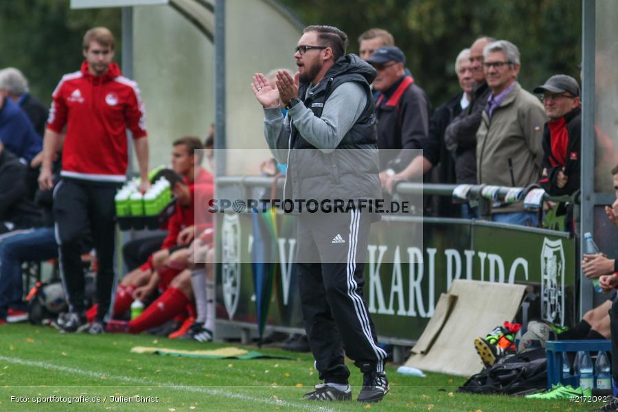 Portrait, Landesliga Nordwest, 01.10.2016, Trainer, Marco Scheder, TSV Karlburg - Bild-ID: 2172092