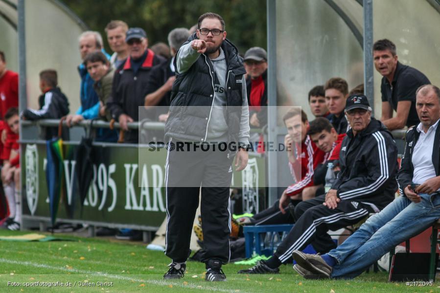Portrait, Landesliga Nordwest, 01.10.2016, Trainer, Marco Scheder, TSV Karlburg - Bild-ID: 2172095