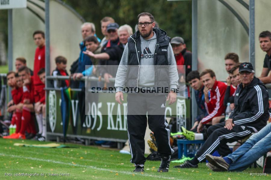 Portrait, Landesliga Nordwest, 01.10.2016, Trainer, Marco Scheder, TSV Karlburg - Bild-ID: 2172098