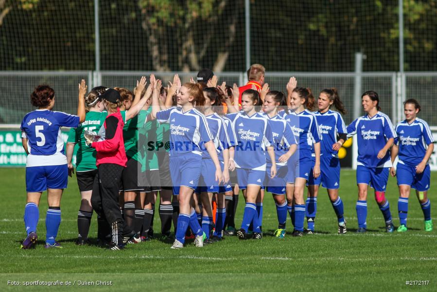 02.10.2016, Kreisliga Frauen, Fussball, SpVgg Adelsberg 2, FV Karlstadt - Bild-ID: 2172117 02.10.2016, Kreisliga Frauen, Fussball, SpVgg Adelsberg 2, FV Karlstadt - Bild-ID: 2172117