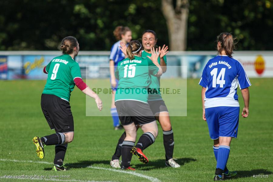 Ina Maisler, Lisa Steinbach, Claudia Hepp, 02.10.2016, Kreisliga Frauen, Fussball, SpVgg Adelsberg 2, FV Karlstadt - Bild-ID: 2172125