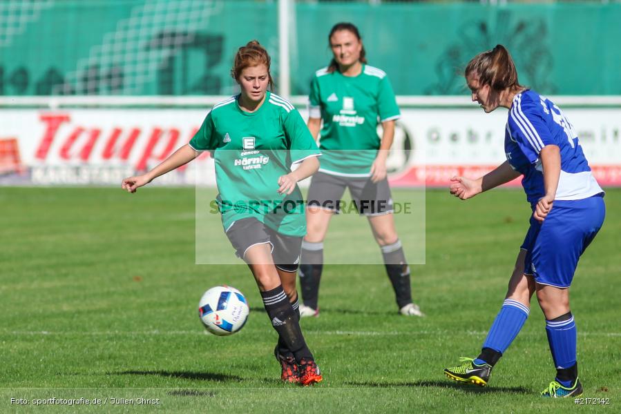02.10.2016, Kreisliga Frauen, Fussball, SpVgg Adelsberg 2, FV Karlstadt - Bild-ID: 2172142