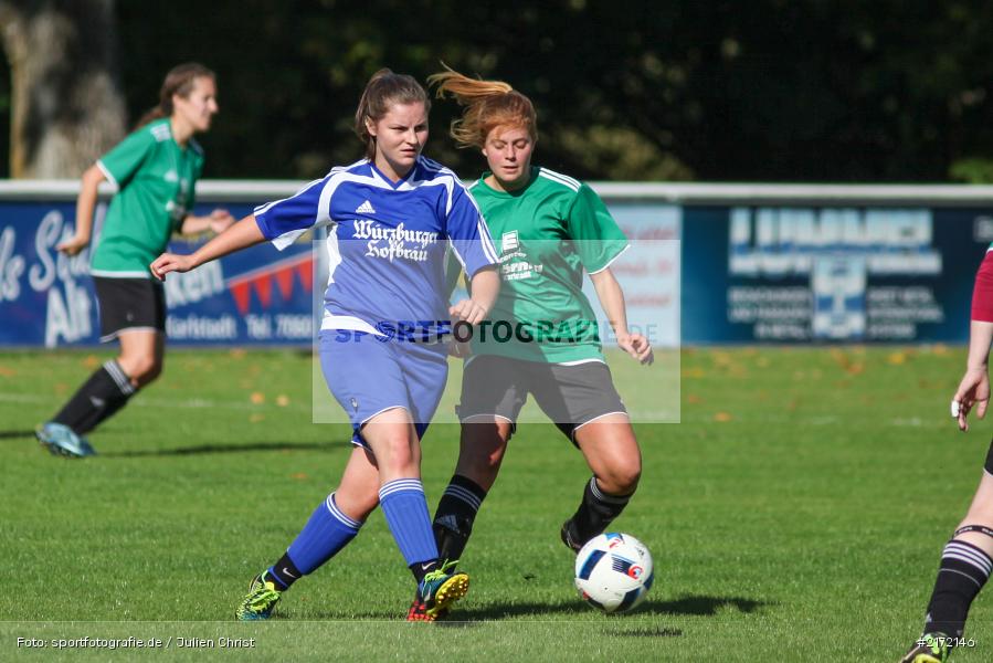 02.10.2016, Kreisliga Frauen, Fussball, SpVgg Adelsberg 2, FV Karlstadt - Bild-ID: 2172146