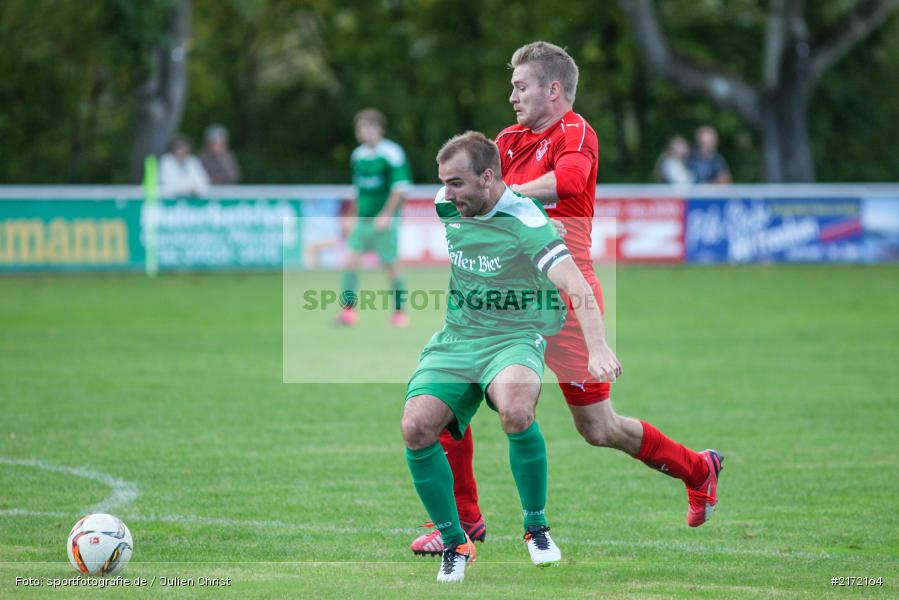 02.10.2016, Bezirksliga Ufr. West, Fussball, SpVgg Hösbach-Bahnhof, FV Karlstadt - Bild-ID: 2172164