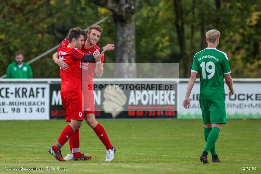 02.10.2016, Bezirksliga Ufr. West, Fussball, SpVgg Hösbach-Bahnhof, FV Karlstadt - Bild-ID: 2172180