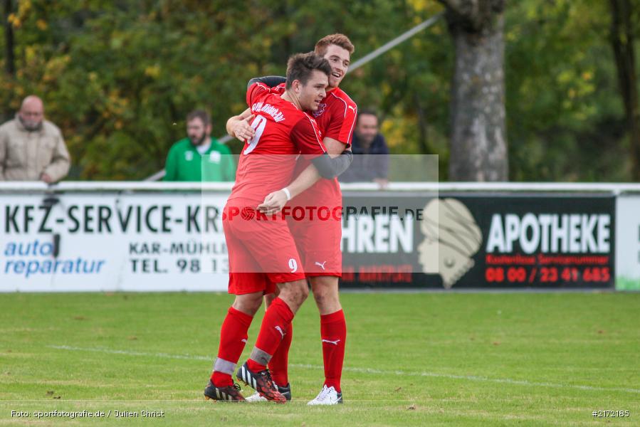 02.10.2016, Bezirksliga Ufr. West, Fussball, SpVgg Hösbach-Bahnhof, FV Karlstadt - Bild-ID: 2172185