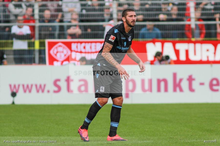 Sascha Mölders, 02.10.2016, 2. Bundesliga, Fussball, Würzburg, flyeralarm-Arena, TSV 1860 München, FC Würzburger Kickers - Bild-ID: 2172195 Sascha Mölders, 02.10.2016, 2. Bundesliga, Fussball, Würzburg, flyeralarm-Arena, TSV 1860 München, FC Würzburger Kickers - Bild-ID: 2172195