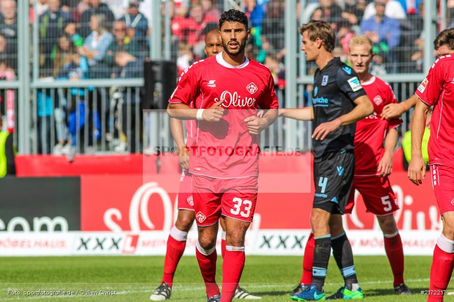 02.10.2016, 2. Bundesliga, Fussball, Würzburg, flyeralarm-Arena, TSV 1860 München, FC Würzburger Kickers - Bild-ID: 2172217