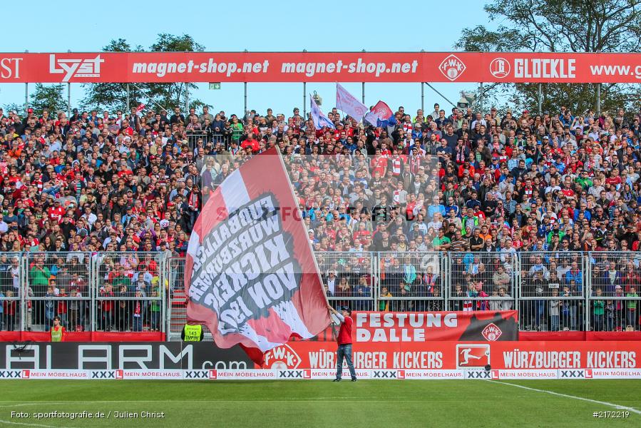 02.10.2016, 2. Bundesliga, Fussball, Würzburg, flyeralarm-Arena, TSV 1860 München, FC Würzburger Kickers - Bild-ID: 2172219