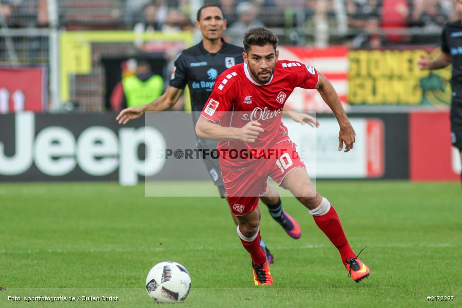 02.10.2016, Dallenberg, Würzburg, flyeralarm-Arena, 2. Bundesliga, TSV 1860 München, FC Würzburger Kickers - Bild-ID: 2172297