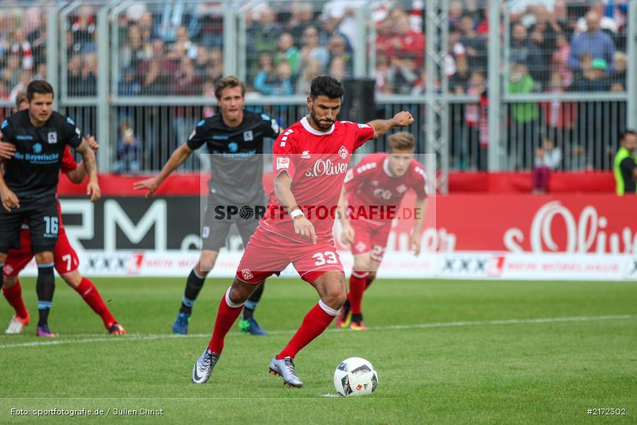 02.10.2016, Dallenberg, Würzburg, flyeralarm-Arena, 2. Bundesliga, TSV 1860 München, FC Würzburger Kickers - Bild-ID: 2172302