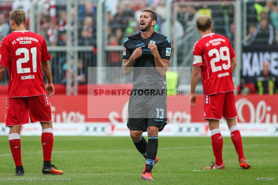 02.10.2016, Dallenberg, flyeralarm-Arena, 2. Bundesliga, TSV 1860 München, FC Würzburger Kickers - Bild-ID: 2172345