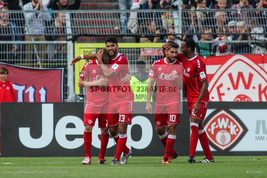 02.10.2016, Dallenberg, flyeralarm-Arena, 2. Bundesliga, TSV 1860 München, FC Würzburger Kickers - Bild-ID: 2172387