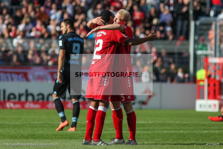 02.10.2016, Dallenberg, flyeralarm-Arena, Fussball, 2. Bundesliga, TSV 1860 München, FC Würzburger Kickers - Bild-ID: 2172425 02.10.2016, Dallenberg, flyeralarm-Arena, Fussball, 2. Bundesliga, TSV 1860 München, FC Würzburger Kickers - Bild-ID: 2172425