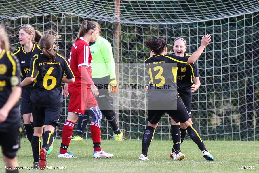 Fussball, 08.10.2016, Frauen, Landesliga Nord, SV 67 Weinberg II, FC Karsbach - Bild-ID: 2172532