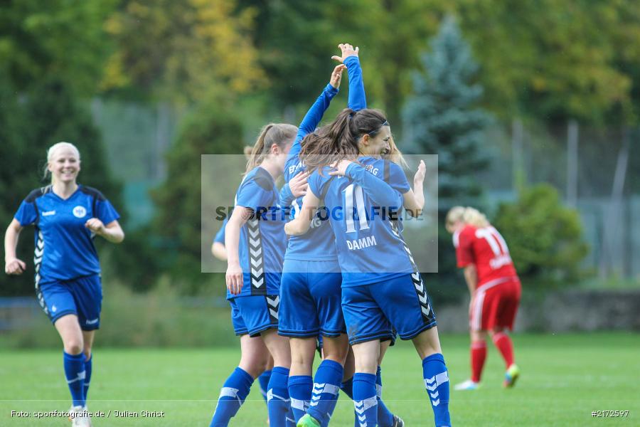 Theresa Damm, 09.10.2016, Frauen, Fussball, Regionalliga Süd, 1. FC Nürnberg, ETSV Würzburg - Bild-ID: 2172597 Theresa Damm, 09.10.2016, Frauen, Fussball, Regionalliga Süd, 1. FC Nürnberg, ETSV Würzburg - Bild-ID: 2172597