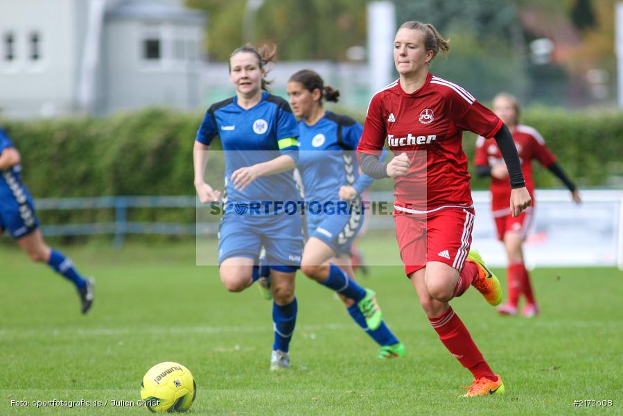 Marina Büttel, Maria Ansmann, 09.10.2016, Frauen, Fussball, Regionalliga Süd, 1. FC Nürnberg, ETSV Würzburg - Bild-ID: 2172608 Marina Büttel, Maria Ansmann, 09.10.2016, Frauen, Fussball, Regionalliga Süd, 1. FC Nürnberg, ETSV Würzburg - Bild-ID: 2172608