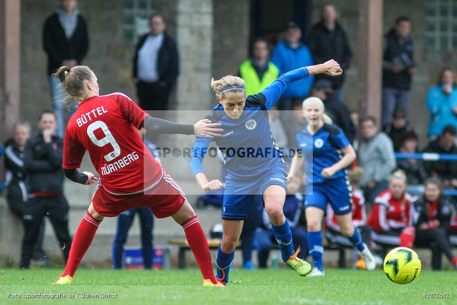 Christina Hahn, Marina Büttel, 09.10.2016, Frauen, Fussball, Regionalliga Süd, 1. FC Nürnberg, ETSV Würzburg - Bild-ID: 2172612 Christina Hahn, Marina Büttel, 09.10.2016, Frauen, Fussball, Regionalliga Süd, 1. FC Nürnberg, ETSV Würzburg - Bild-ID: 2172612